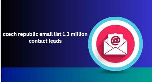 czech republic email list 1.3 million contact leads