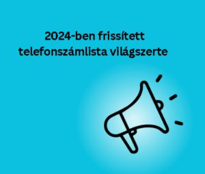 2024-ben frissített telefonszámlista világszerte