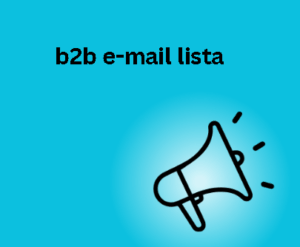 b2b e-mail lista