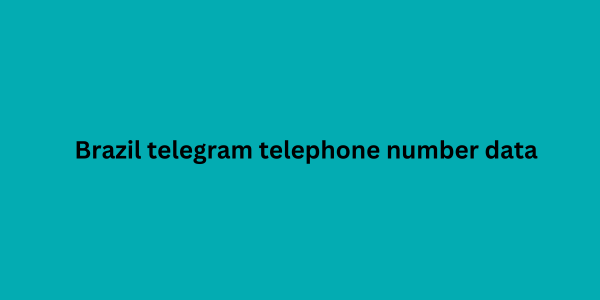 Brazil telegram telephone number data