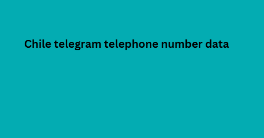Chile telephone number data