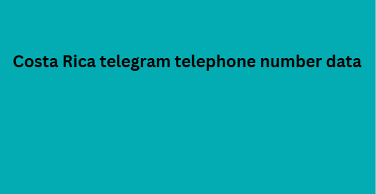 Costa Rica telegram telephone number data